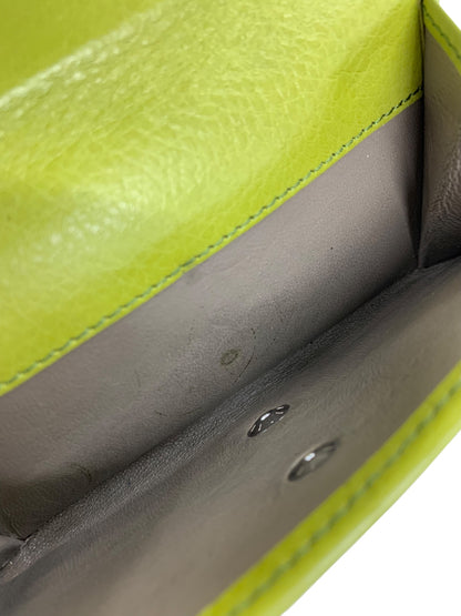 ヒロフ センプレ 二つ折り財布 レザー ウォレット 本革 グリーン ITA52D8RU288