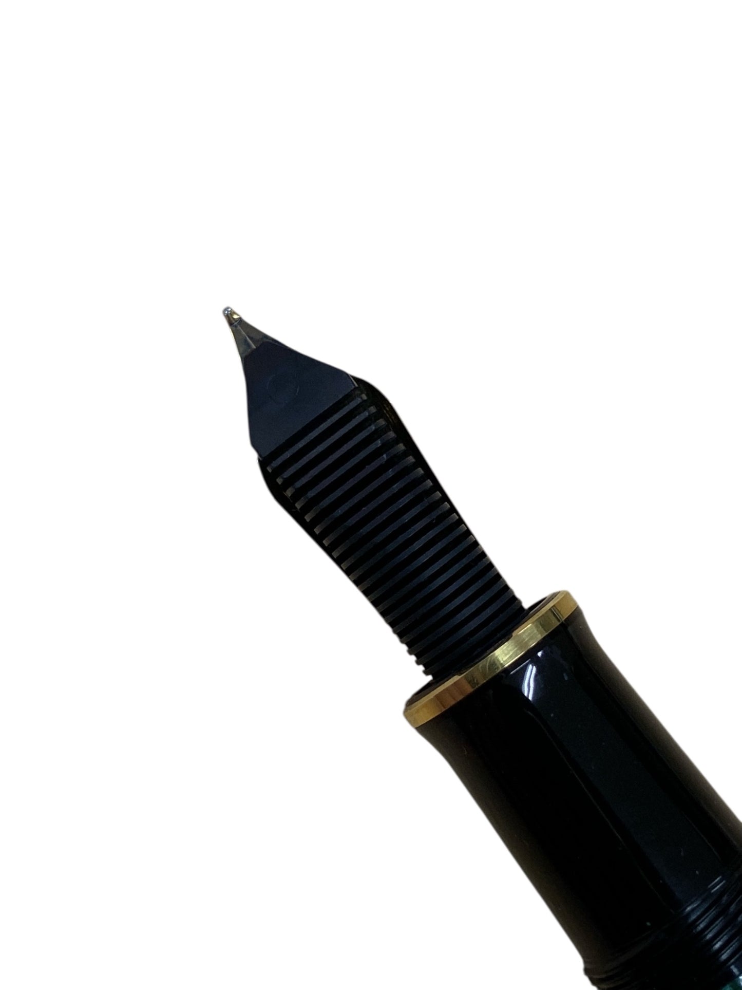 ペリカン 万年筆 スーベレーン M1000 グリーン M ストライプ 縦縞 18C-750 ITI54W30NHBQ