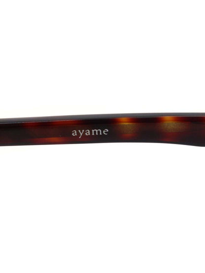 ayame（アヤメ） MATCH メガネ ブラウン セルフレーム フルリム スクエア ITBH4MY3DU0K