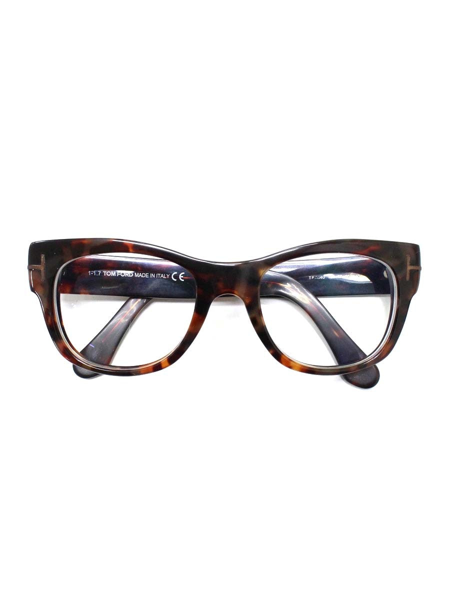 トムフォード TF5040 眼鏡 ブラウン セルフレーム フルリム ウェリントン ITBRRX13DNBI