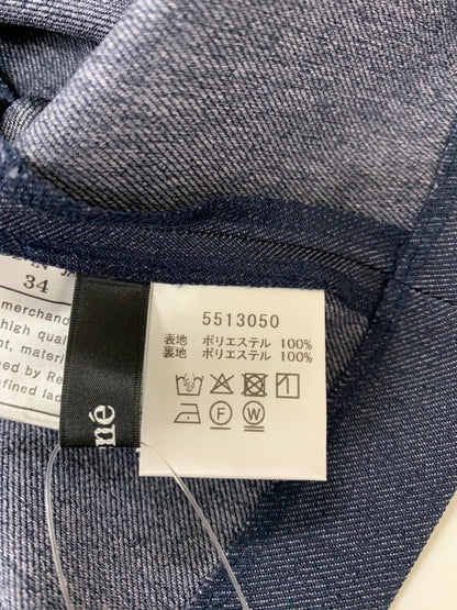 ルネ 5513050 ジャケット 34 ブルー デニム風 ラインストーン リボン ITO2GOK21LPA