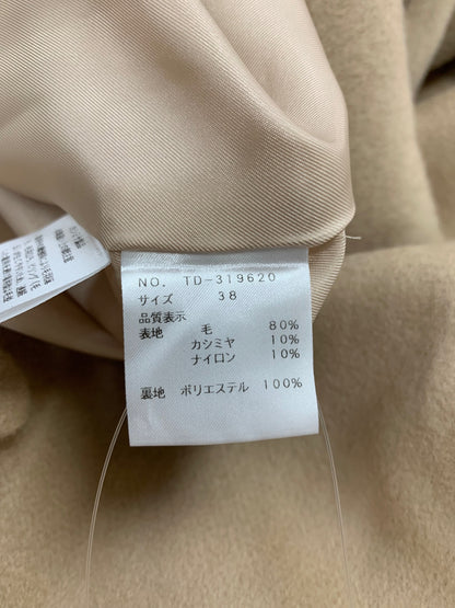 エムズグレイシー ビックカラーエレガント 319620 コート 38 キャメル ウール混 ITV14OYZ8BV4