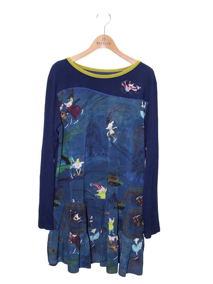 アルベロベロ 432840 チュニック F ネイビー ぶたさん スケート IT1JABVQ9FCQ