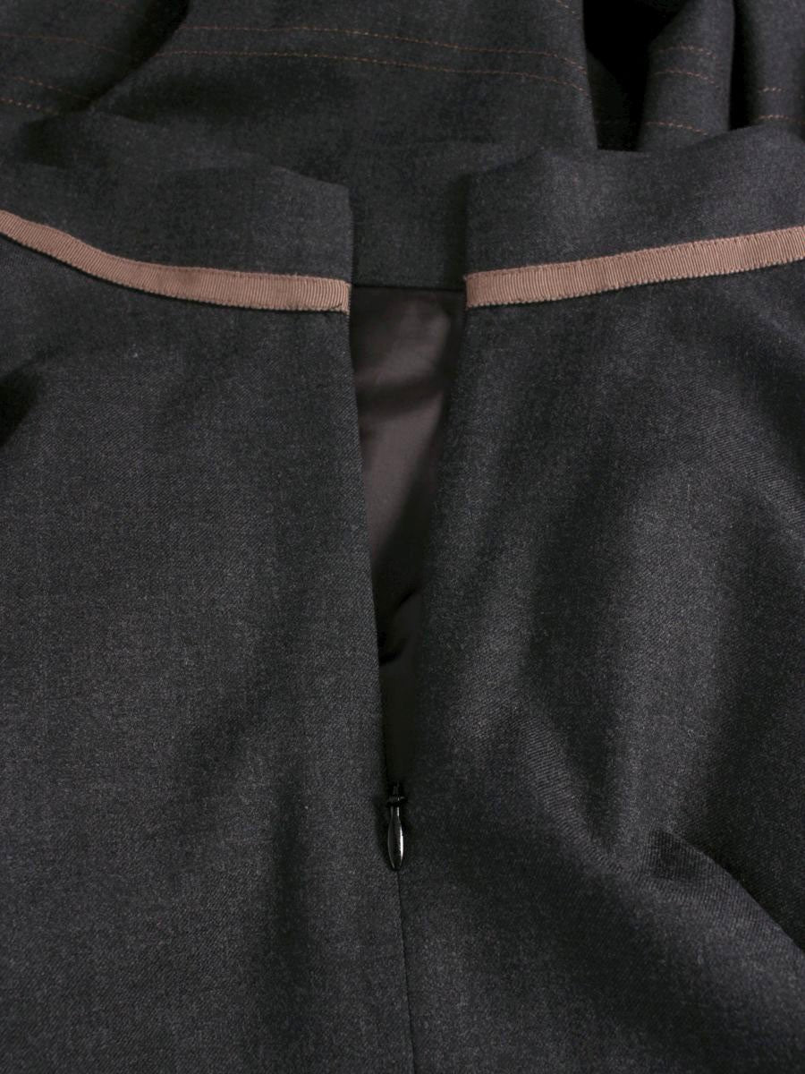 フォクシーブティック 39989 スカート 38 グレー フレア ITZCL9QZ8CIW