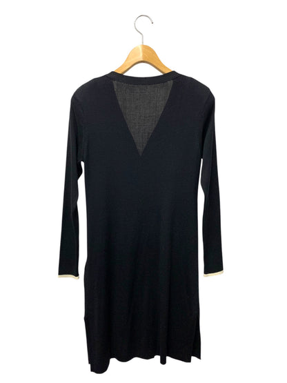 フォクシーブティック Evelyn Cardigan 44643 カーディガン 38 ブラック ロング ITQHMT1GJMYG