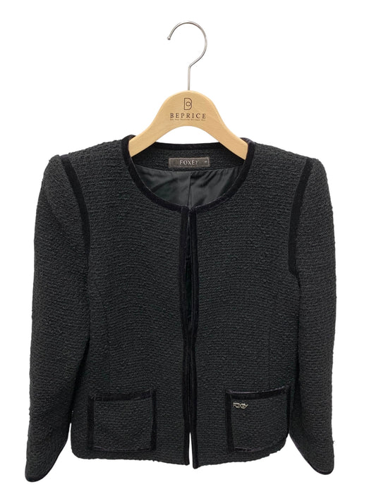 フォクシーブティック ジャケット コンコルド 29054 ジャケット 40 ブラック ITFF0HUR0THS