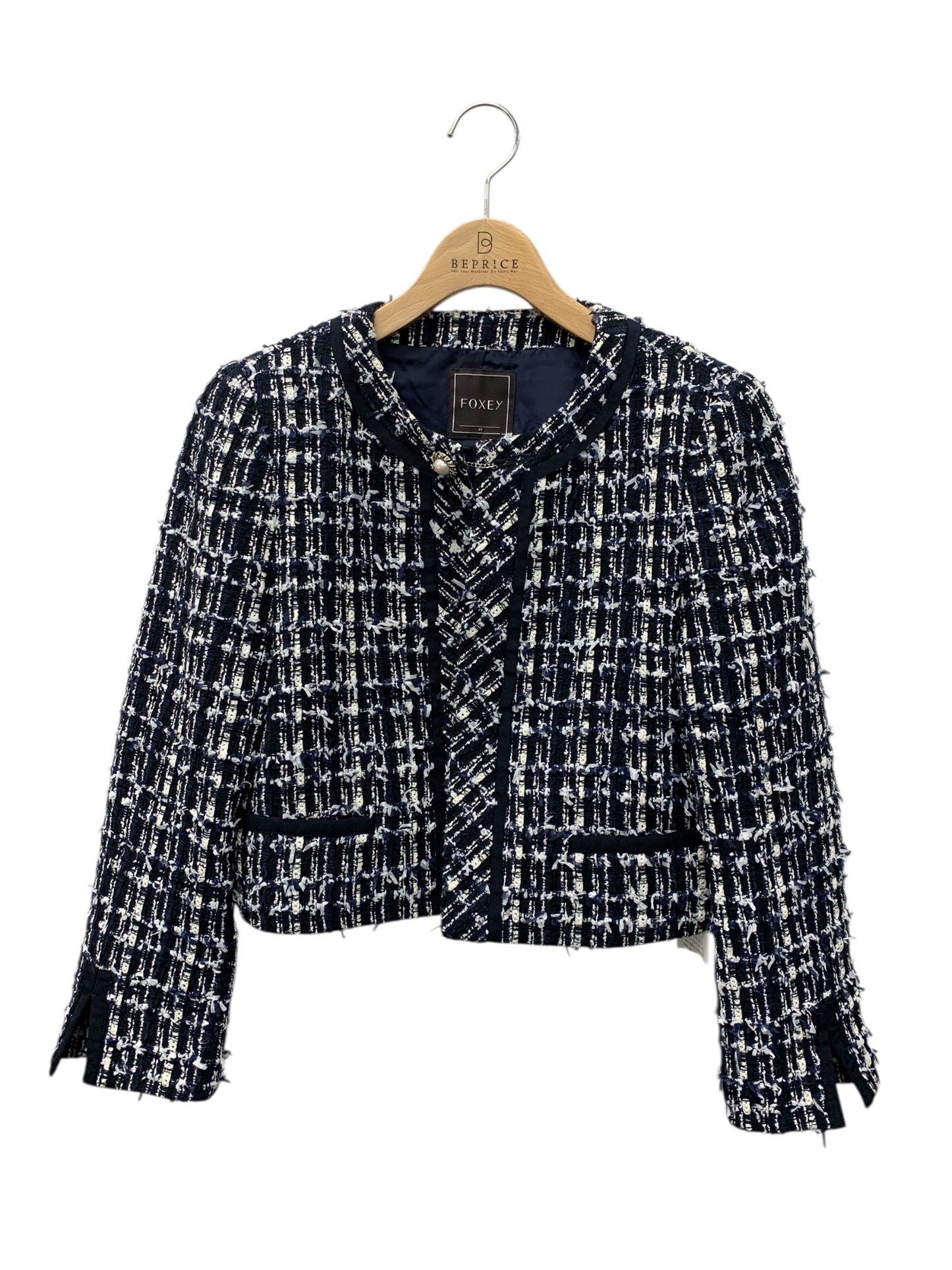 フォクシーブティック Jacket Petit Triomphe 39873 ジャケット 40 ブルー ITZ7Q30FEGQ8