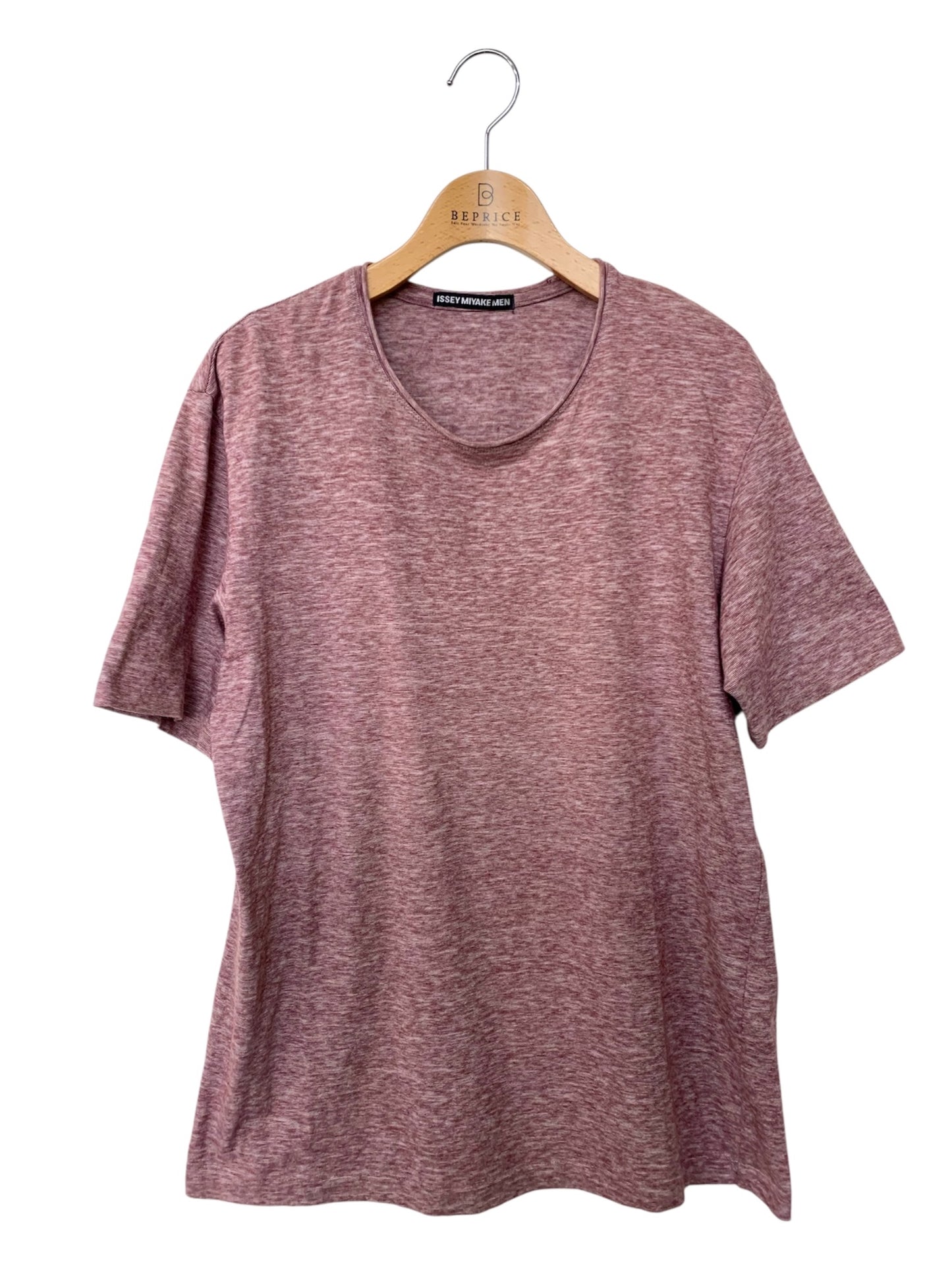 イッセイミヤケメン ME21JK420 Tシャツ 2 レッド コットン ITMR2DTR485K