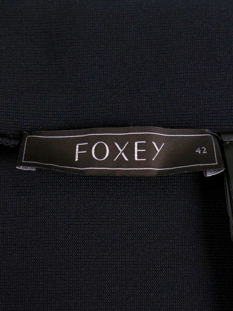 フォクシーブティック ニットトップ フローラパフ 37161 カットソー 42 ネイビー IT2VNWIZMOT4