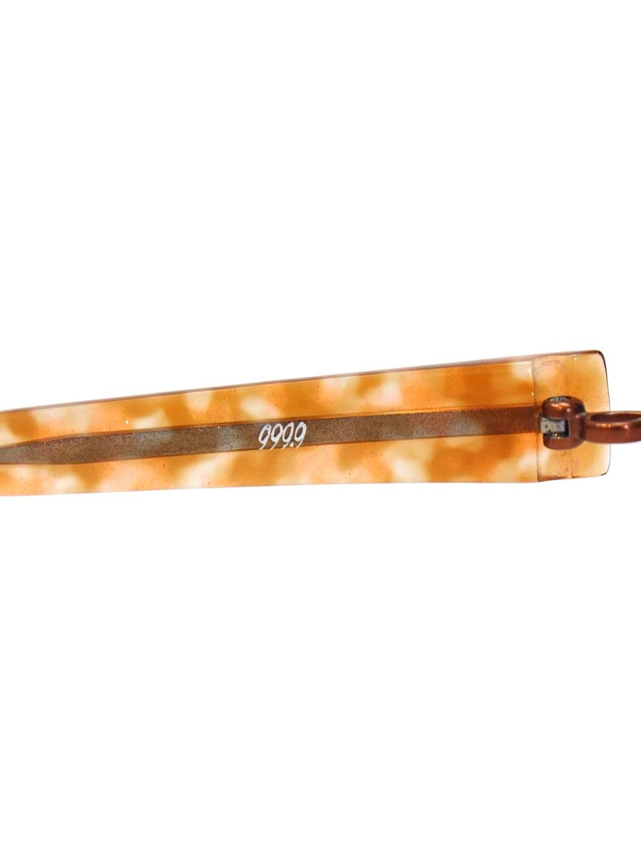 フォーナインズ S-723T メガネ オレンジ コンビフレーム フルリム オーバルシェイプ IT9V15KTP7L6