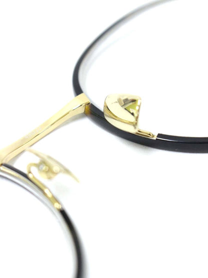 サンローランパリ SL125 003 メガネ ダークハバナ/ゴールド メタルフレーム フルリム ラウンド ITBUTELIQM5U