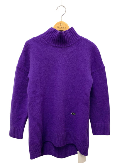 ルネ 6342010 34 パープル ハイネックウールセーター ITDJ3HLAZO3L