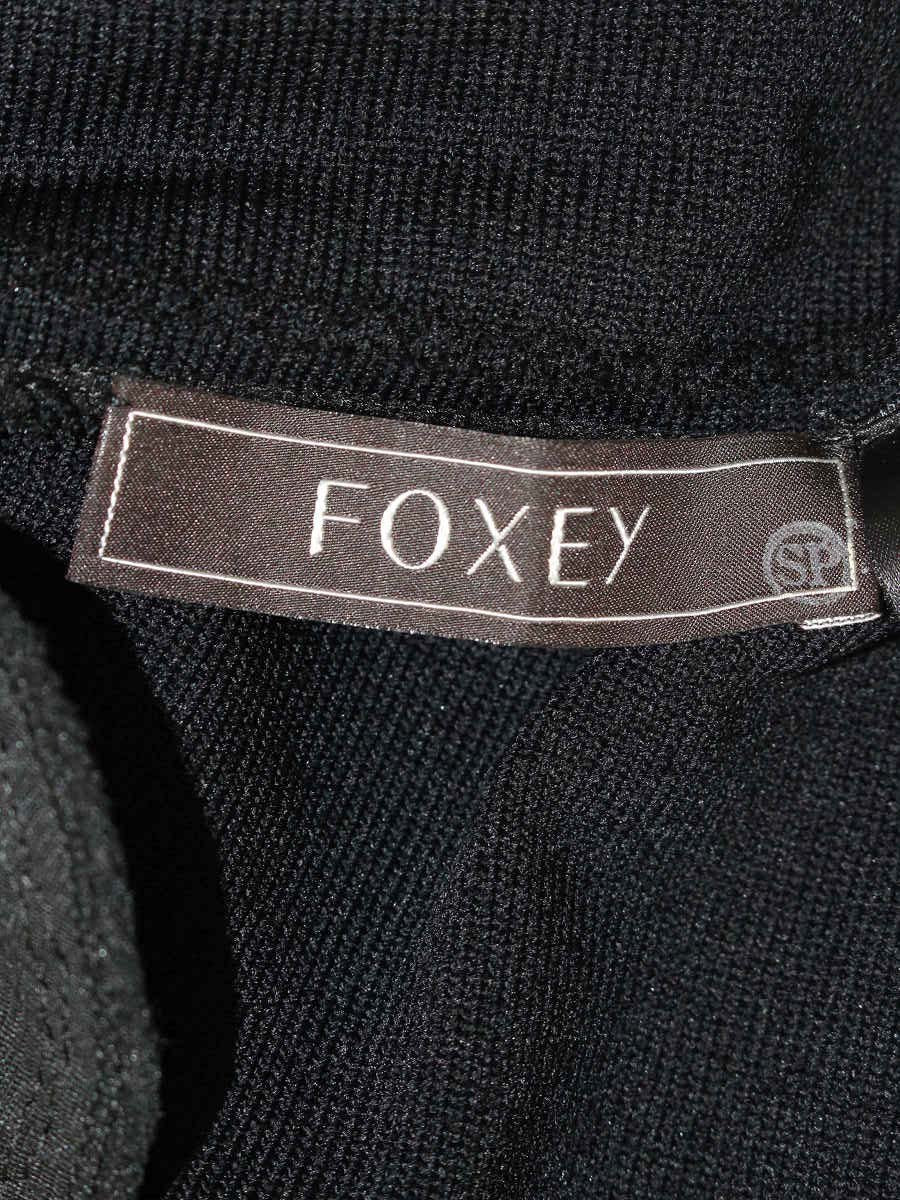 フォクシーブティック lily ruffle 34525 スカート 38 ブラック フレア IT0PEP8GRYCO