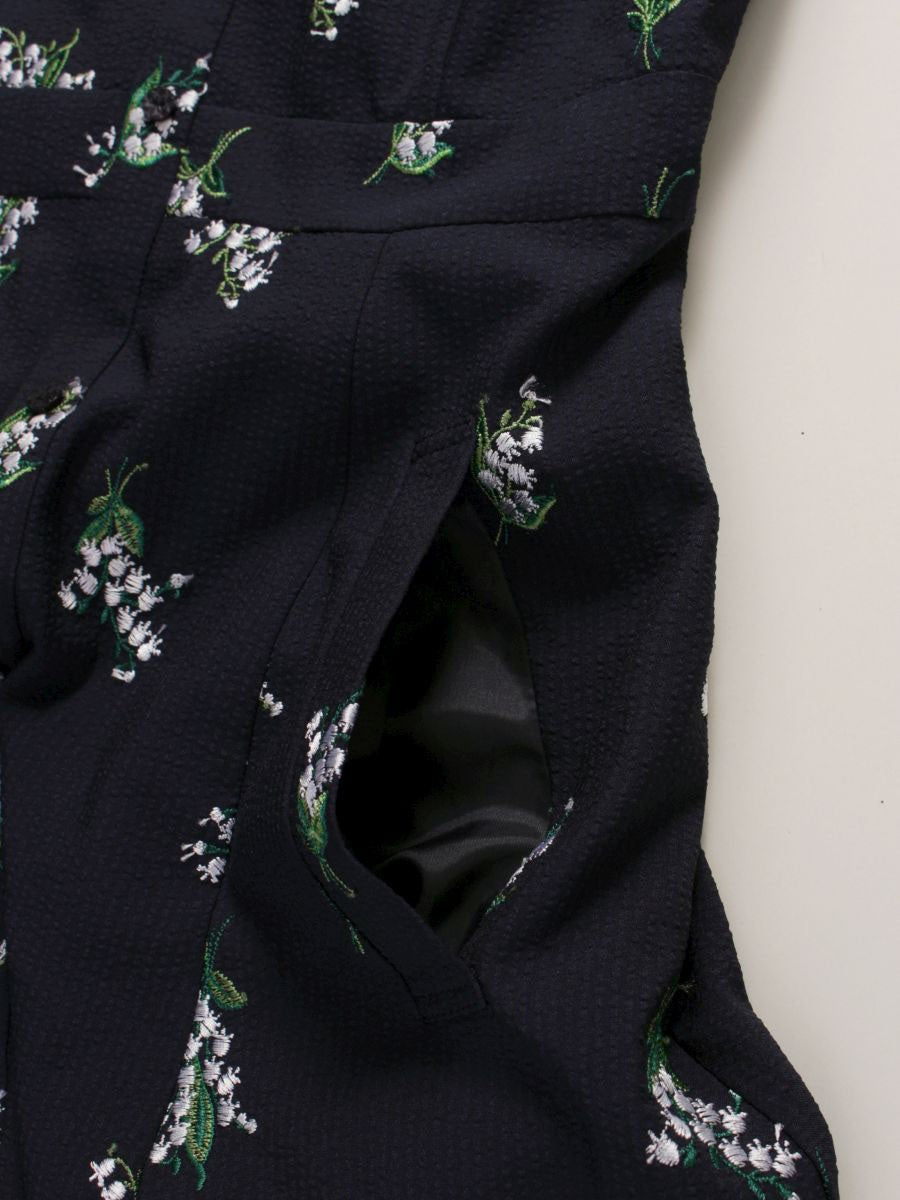 トッカ 【洗える！】LILY OF THE VALLEY ドレス OPTOSM0210 ワンピース 0 ネイビー ITA611T4J1DM 【SALE】