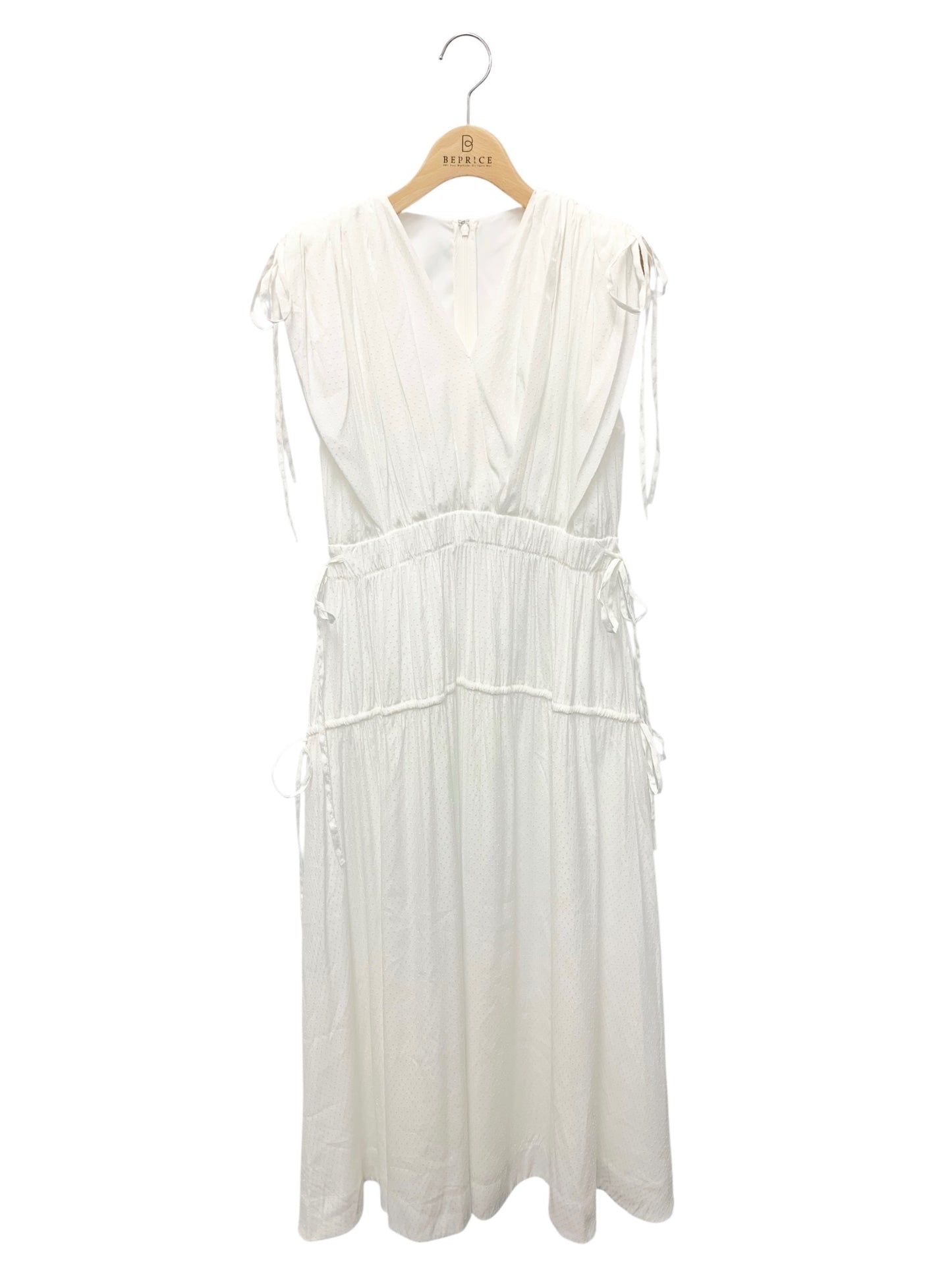 セルフォード カシュクールリボンノースリーブ CWF0252025 ワンピース 38 ホワイト ITWBN9XZ1TTE 【SALE】