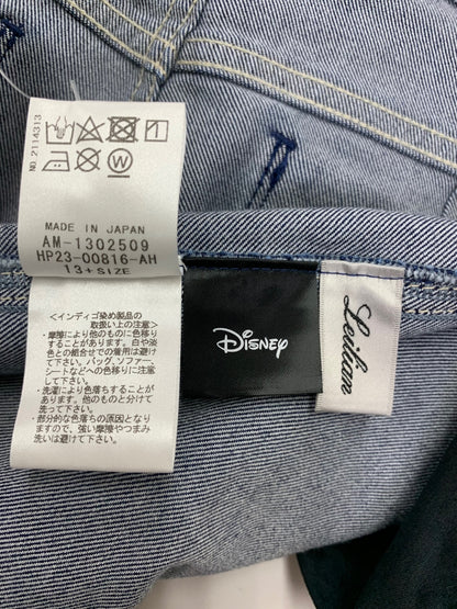 レリアン L-JEANS ストレートデニムパンツ【ミッキー＆ミニー】 AM-1302509 HP-23-00816-AH 13 ネイビー スワロフスキー ITOW63K1N0FS