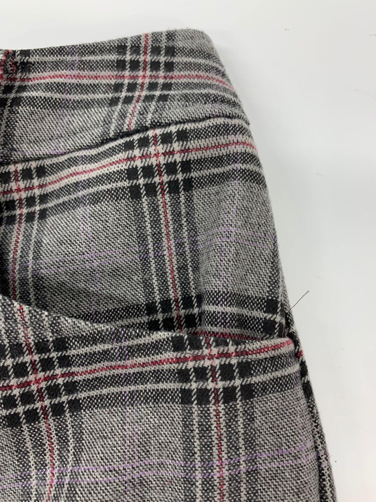 エムズグレイシー 316604 ワイドパンツ 40 グレー タータンチェック ITNNDCW7NP3W