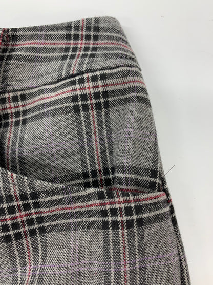 エムズグレイシー 316604 ワイドパンツ 40 グレー タータンチェック ITNNDCW7NP3W