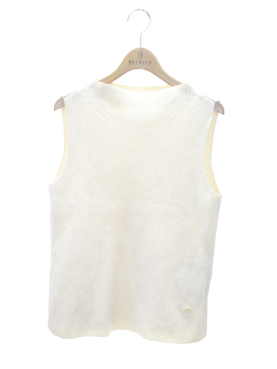 フォクシーブティック Sleeveless Knit Top Souffle 36343 ニット セーター 38 アイボリー ITSZA0ZPYMDW 【SALE】