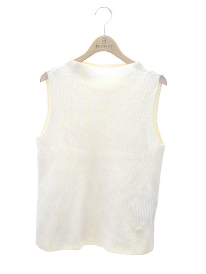 フォクシーブティック Sleeveless Knit Top Souffle 36343 ニット セーター 38 アイボリー ITSZA0ZPYMDW 【SALE】