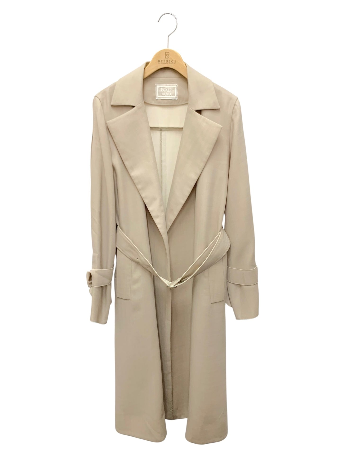 フォクシーブティック Grace グレース 39730 コート 40 グレージュ ウール混 ITA9O88WFEW0