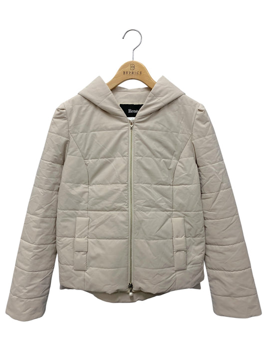 ルネ 5138010 ジャケット 36 グレージュ 中綿 フーディ ジップアップ ITQAQ8YXFO0A