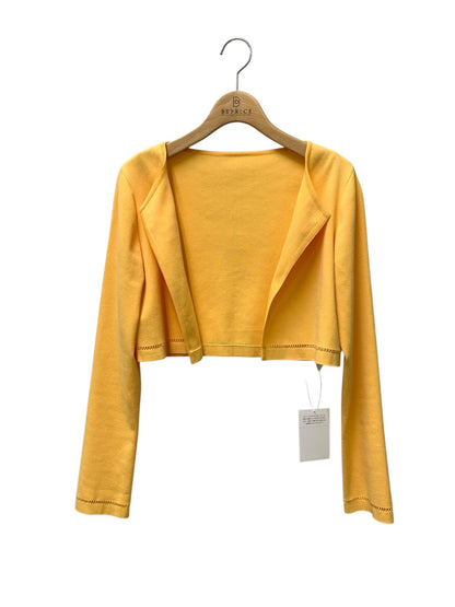 フォクシーブティック Lena Knit ボレロ 37088 カーディガン 42 イエロー ITAT86VEGRX7