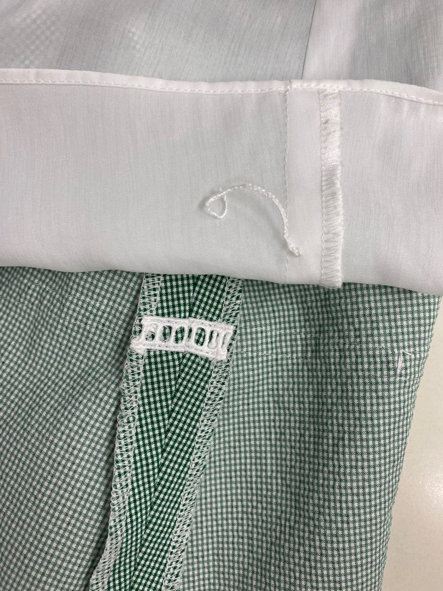 ルネ LIMITED EDITION 5024080 スカート 36 グリーン ギンガムチェック パール ITR6N2ONRRGG