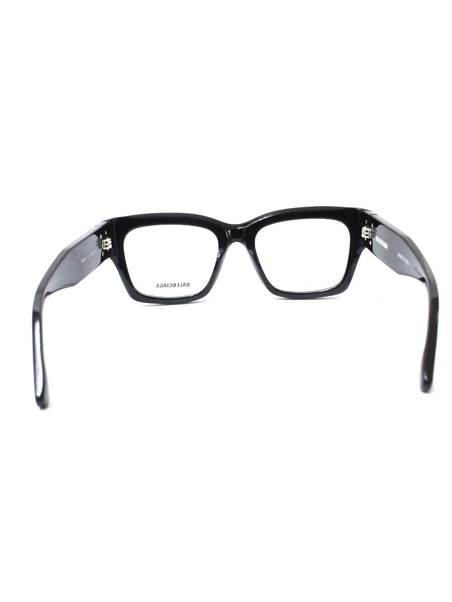 バレンシアガ BB0325O メガネ ブラック セルフレーム フルリム ウェリントン IT69LJX87LXE