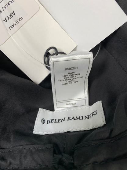 ヘレンカミンスキー クロッシェハット ARYA HAT51422 クローシュハット ブラック オーガニックコットン IT7SS589QSTC