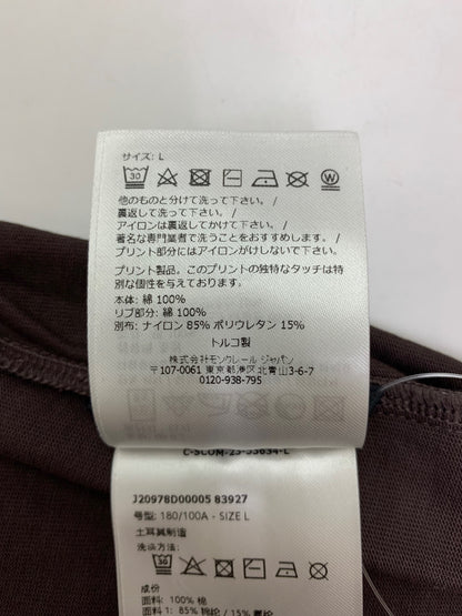 モンクレール グルノーブル Day-Namic T-SHIRT MANICA LUNGA LS T-SHIRT J20978D00005 83927 長袖カットソー Ｌ ブラウン リフレクターロゴ IT3FJ0HE3ARQ