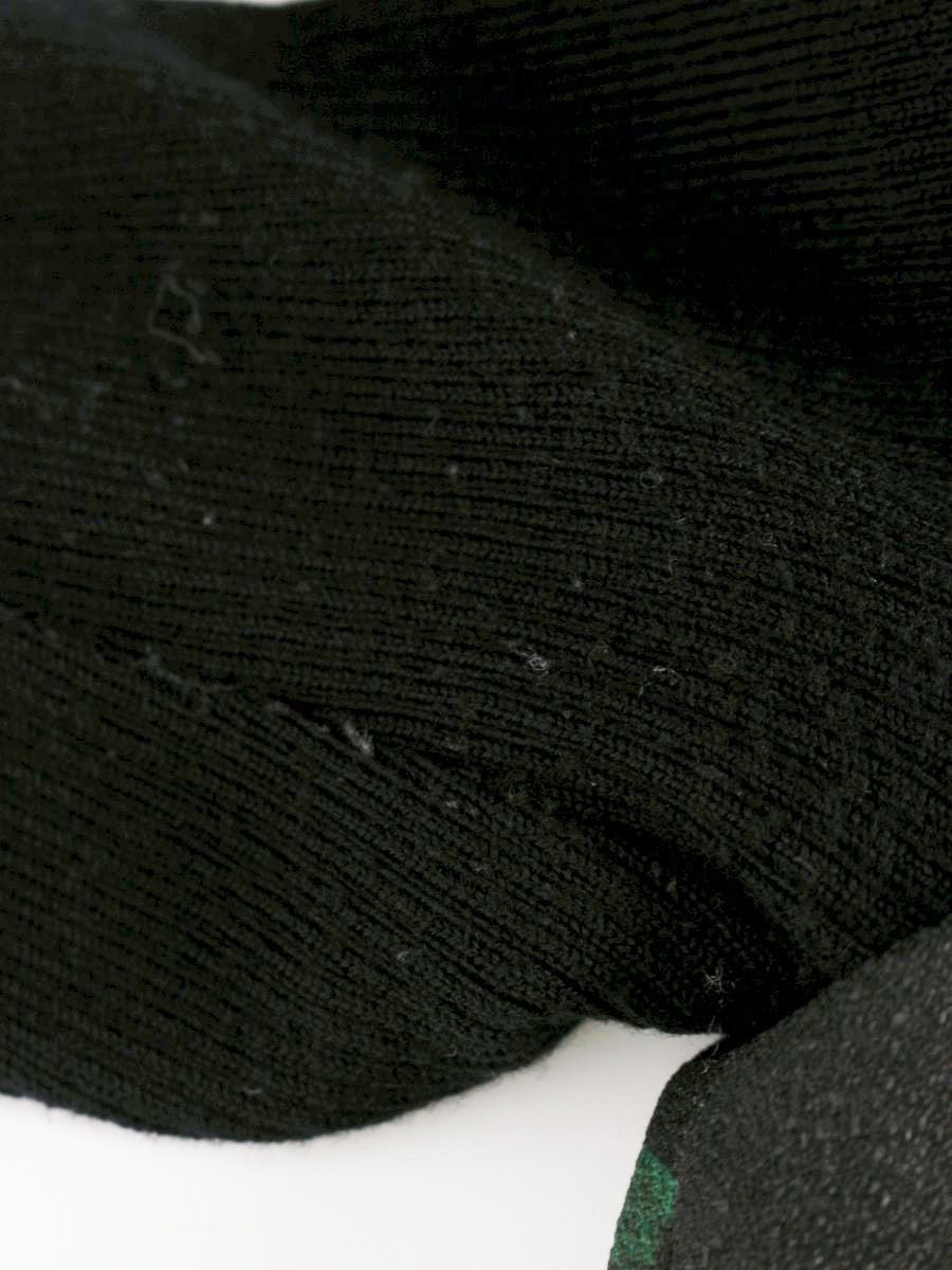 エムズグレイシー 010516 チュニック 40 ブラック チェックxデイジープリントチュニック ITXB6V7N9D5O