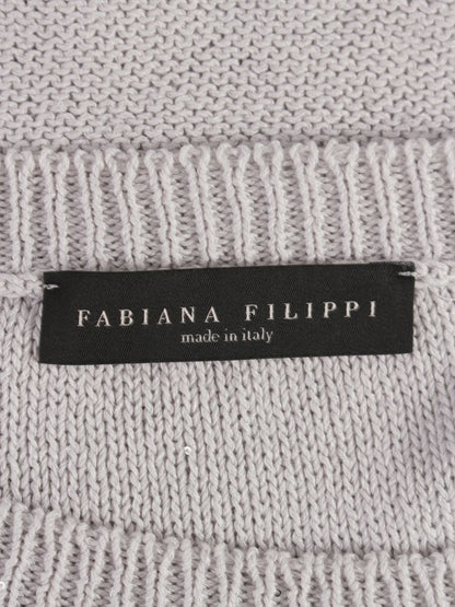 ファビアナフィリッピ MADP02B645X ニット 40 グレー ラメ ITU9J7JRYCRA