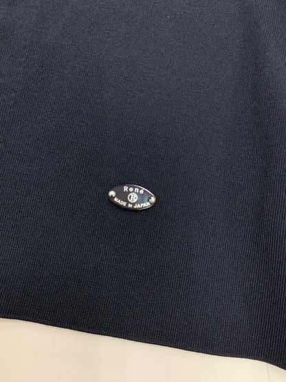 ルネ 6332260 ジャケット 36 ネイビー ニット バルーンスリーブ ITDEL2XI43I0