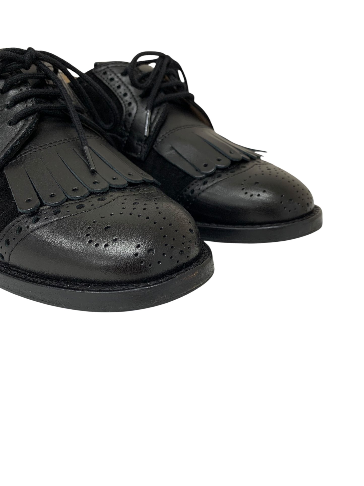 マノロブラニク ドレスシューズ 37 ブラック レザー スウェード ITR9K74Y2ARN 【SALE】