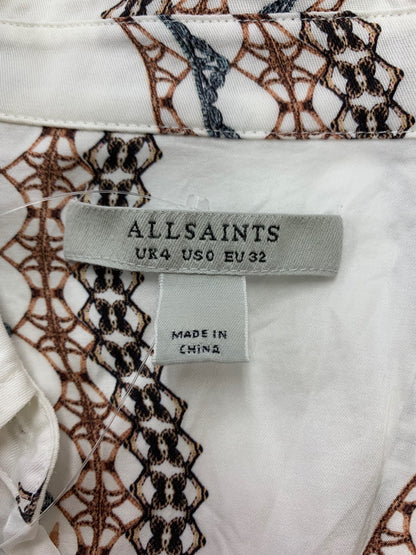 オールセインツ シャツワンピース WD437Y 40 ホワイト ITDL4N2Q79JA