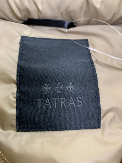 タトラス LTAT20A4695-D ダウンベスト 01 ベージュ ラクーンファー IT8FSCIOF0L0