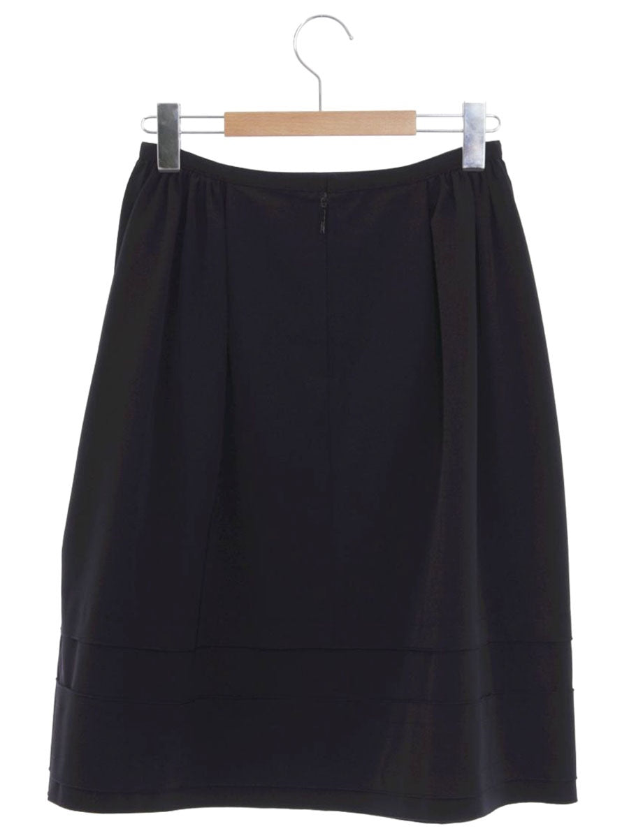 ルネ 5224090 スカート 36 ネイビー フレア IT90ZQTDFGGP
