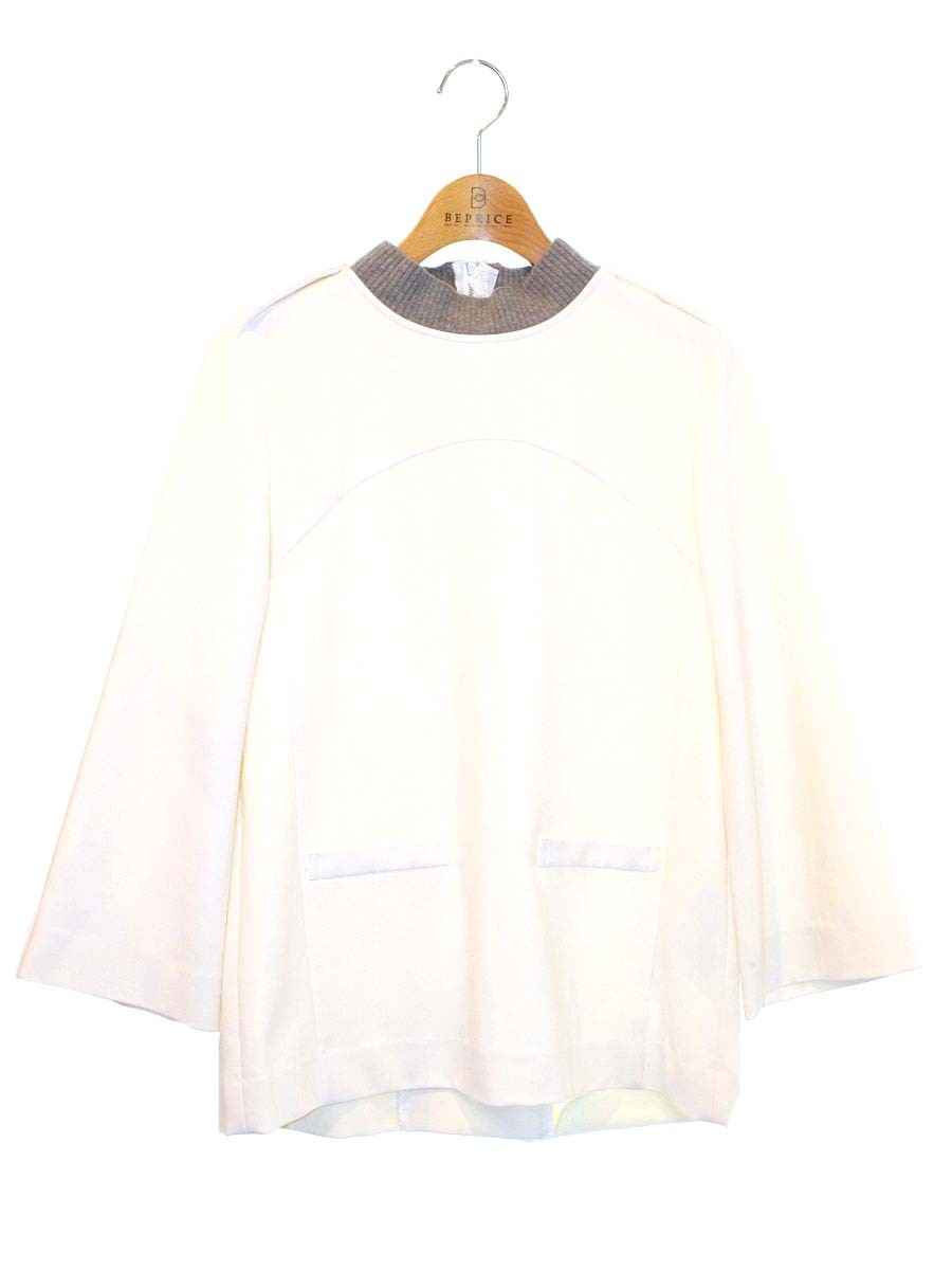 フォクシーニューヨーク collection Strech Suiting Tops 34598 Tシャツ カットソー 40 ホワイト ITHC2C0BYQZS