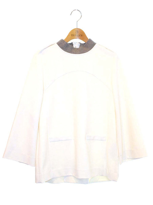 フォクシーニューヨーク collection Strech Suiting Tops 34598 Tシャツ カットソー 40 ホワイト ITHC2C0BYQZS
