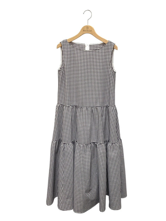 フォクシーニューヨーク Dress Melia 43852 ワンピース 38 ブラック ギンガムチェック IT40JLFXR1XA