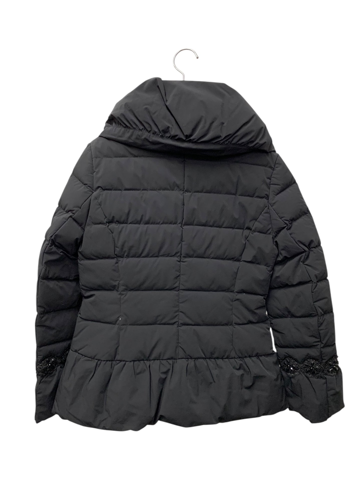 スーパービューティー ダウンジャケット 38 ブラック ビジュー レース ITGMS9XSSIJO