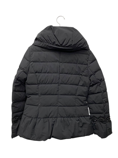 スーパービューティー ダウンジャケット 38 ブラック ビジュー レース ITGMS9XSSIJO