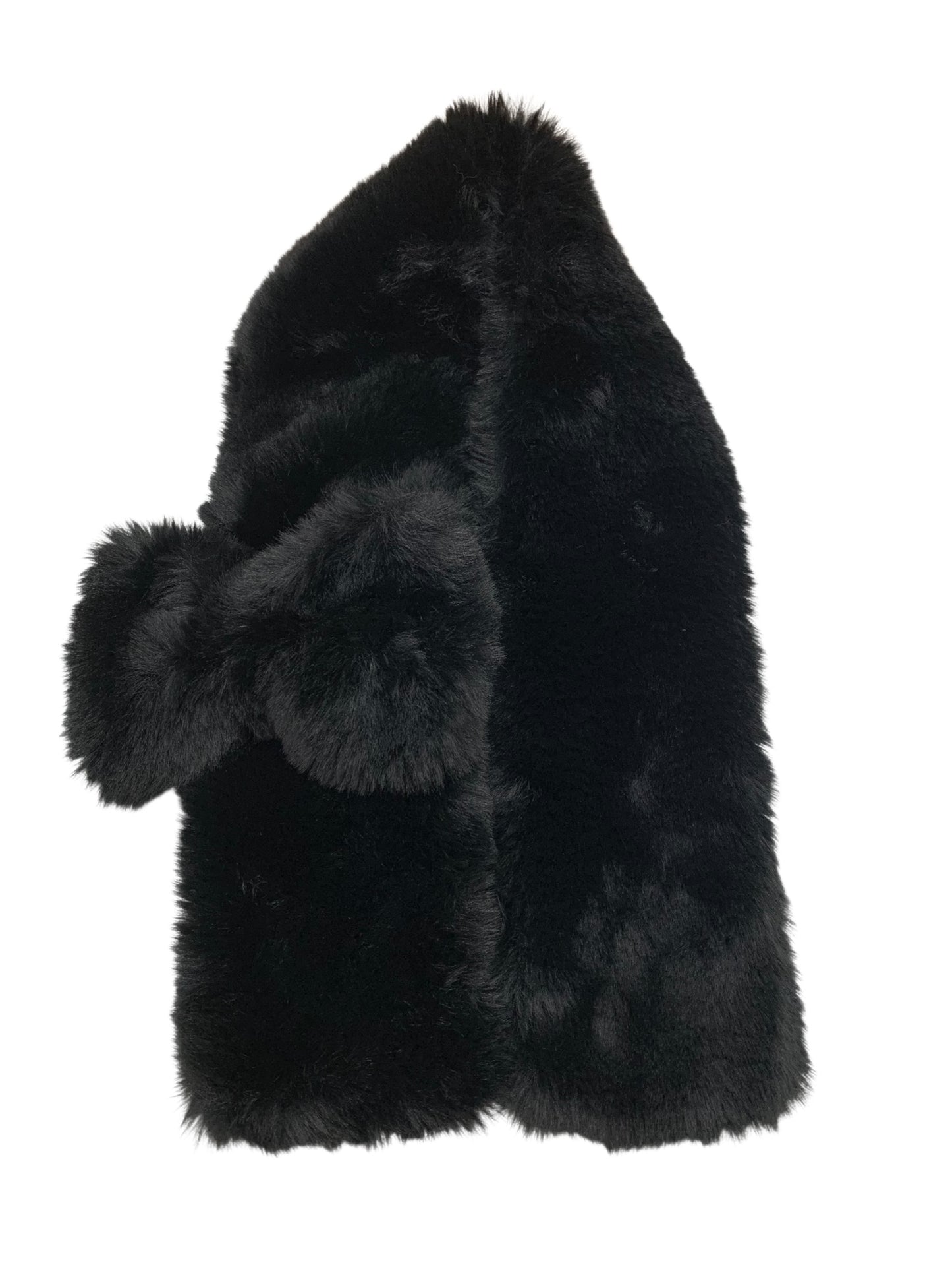 エムズグレイシー 096504 マフラー Ｆ ブラック フェイクファー リボン ITZ1R7LMZQ1C