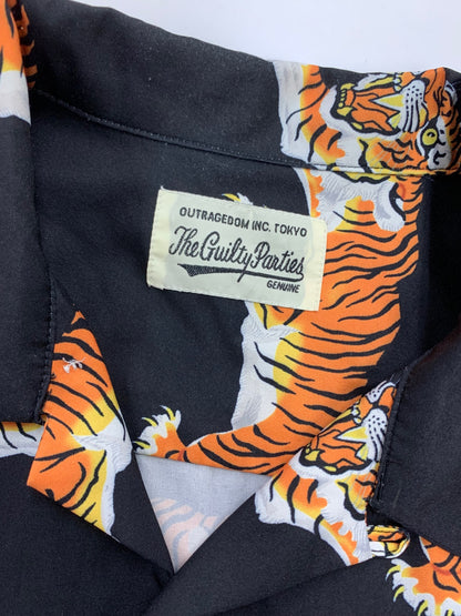 ワコマリア HAWAIIAN SHIRT (TYPE-2) シャツ M ブラック ITV468AL3GE0