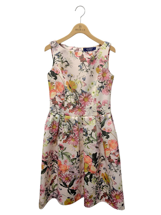 エムズグレイシー 811501 ワンピース 36 ピンク サテン 花柄 ITME05V71DTR