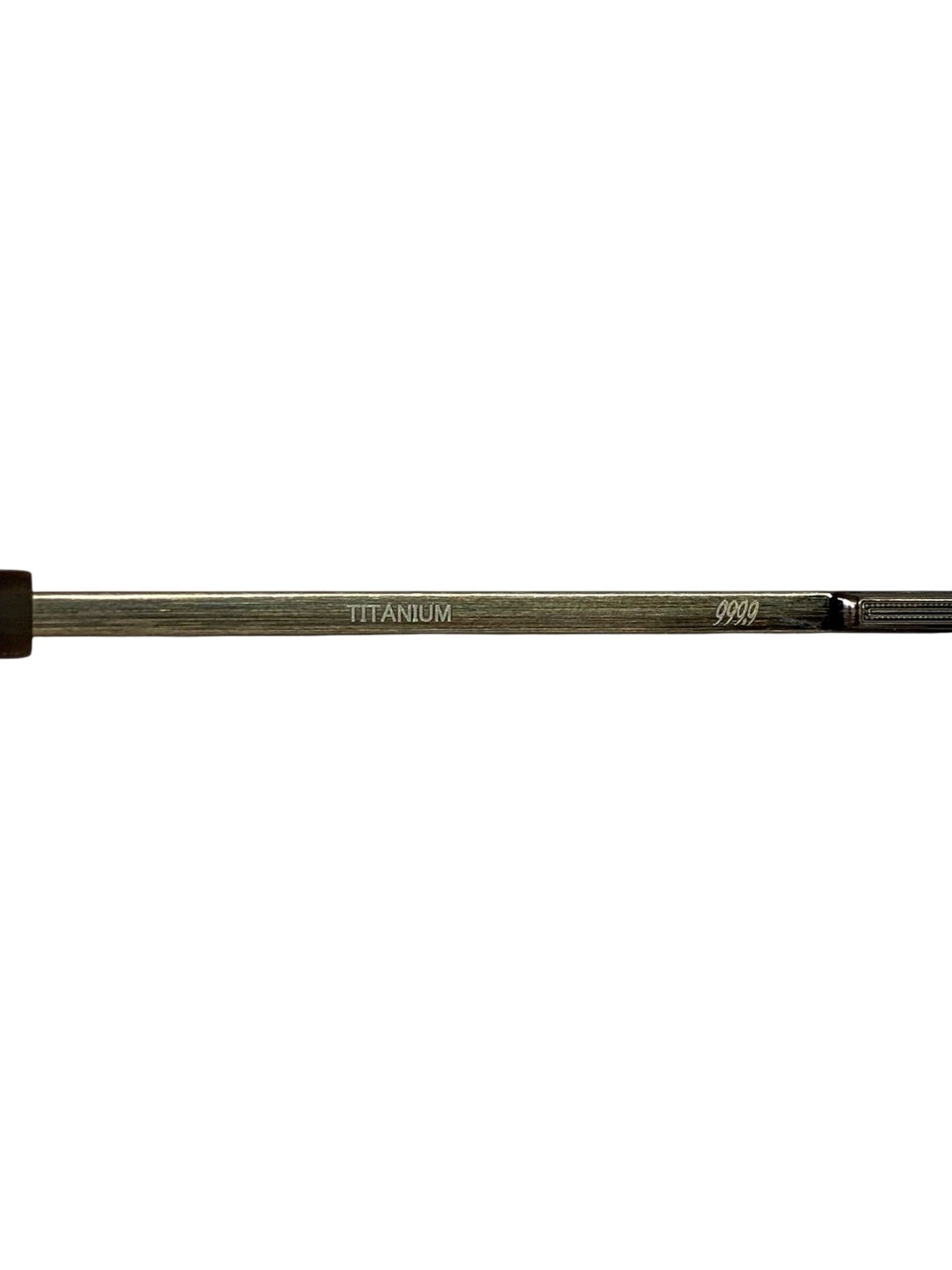フォーナインズ S-956T メガネ ブラウン スクエア メタルフレーム TITANIUM ITZXQRW00KGG