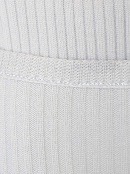 フォクシーブティック Cardigan compact Rib 40103 カーディガン 38 ブルー フロントジップ ITRN175HQIQS