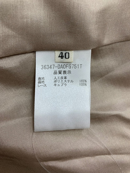 デイジーリン for フォクシー Daisy Suede Dress 36347 ワンピース 40 ベージュ フェイクレザー スエード調 ITHPL3X94E7Y