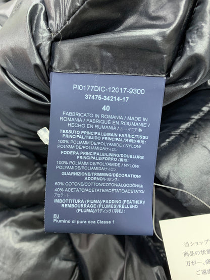 ヘルノ PI0177DIC-12017-9300 ダウンコート 40 ブラック ITMDJKZI81U6